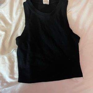 tillys black crop top